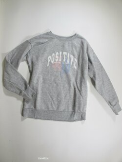 Šedá mikina pro holky secondhand Šedá mikina pro holky secondhand