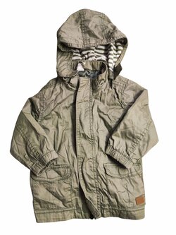 Jarní zelená bunda pro kluky secondhand H&M