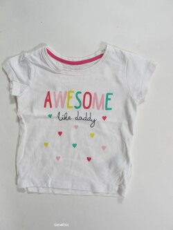 Triko pro holky s nápisem  secondhand