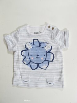 Triko pro kluky bílo modré secondhand Triko pro kluky bílo modré secondhand