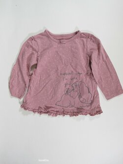 Triko dl.rukáv pro holky růžové secondhand Triko dl.rukáv pro holky růžové secondhand