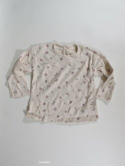 Triko dl.rukáv pro holky s kytkami secondhand