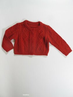 Svetr pro holky červený secondhand Svetr pro holky červený secondhand