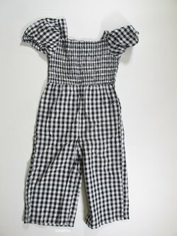 Letní overal kostkovaný secondhand Letní overal kostkovaný secondhand