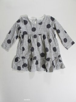 Tunika-šaty dl.rukáv pro holky s puntíkem secondhand Tunika-šaty dl.rukáv pro holky s puntíkem secondhand
