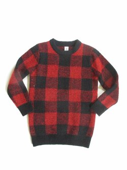 Kostkovaný svetr pro kluky secondhand Kostkovaný svetr pro kluky secondhand