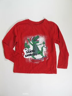 Triko dl.rukáv červené vánoční pro kluky secondhand Triko dl.rukáv červené vánoční pro kluky secondhand