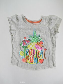 Triko pro holky šedé secondhand Triko pro holky šedé secondhand