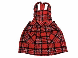 Sukně s laclem červená se vzorem outlet Sukně s laclem červená se vzorem outlet