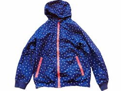 Modrá bunda s hvězdičkami pro holky secondhand Boden Modrá bunda s hvězdičkami pro holky secondhand Boden