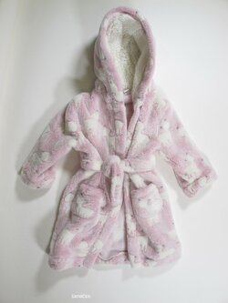 Župan pro holky bílo růžový secondhand Župan pro holky bílo růžový secondhand