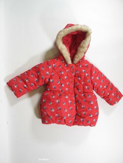 Zimní bunda s kytkami secondhand Zimní bunda s kytkami secondhand