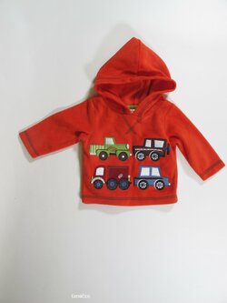 Fleesová mikina červená secondhand Fleesová mikina červená secondhand