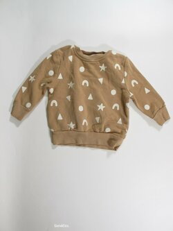 Mikina hnědá pro děti secondhnad