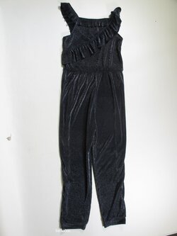 Letní overal pro holky modro stříbrný secondhnad Letní overal pro holky modro stříbrný secondhnad