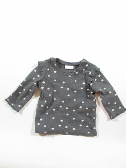 Triko dl.rukáv pro holky s puntíkem secondhand Triko dl.rukáv pro holky s puntíkem secondhand