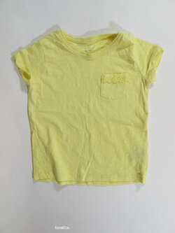 Dívčí triko žluté secondhand Dívčí triko žluté secondhand