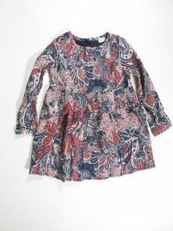 Šaty dl rukáv se vzorem pro holky secondhand Šaty dl rukáv se vzorem pro holky secondhand