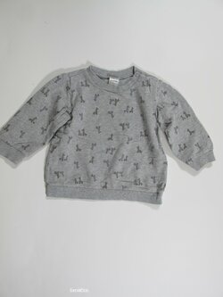 Šedá mikina pro kluky secondhand Šedá mikina pro kluky secondhand