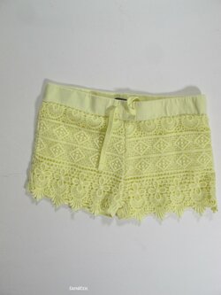 Kratasy pro holky žluté secondhand