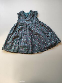 Květované šaty modré Květované šaty modré