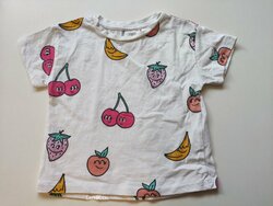 Bílé triko s obrázky pro holky secondhand Bílé triko s obrázky pro holky secondhand