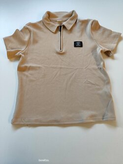 Triko pro kluky béžové s límečkem secondhand Triko pro kluky béžové s límečkem secondhand