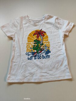 Triko pro kluky bílé s potiskem kr. rukáv outlet Triko pro kluky bílé s potiskem kr. rukáv outlet