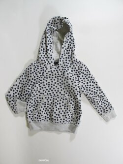 Mikina s puntíkem pro děti secondhand Mikina s puntíkem pro děti secondhand