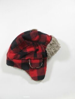 Zimní kostkovaná čepice-beranice outlet Zimní kostkovaná čepice-beranice outlet