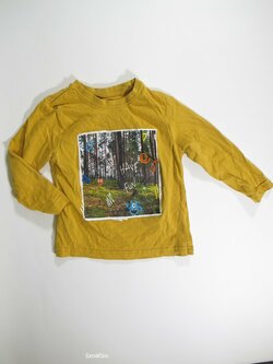 Triko dl.rukáv pro kluky okrové secondhand Triko dl.rukáv pro kluky okrové secondhand