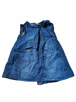 Džínové šaty na knoflíky secondhand Next