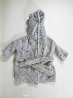 Šedý župan pro kluky nový 