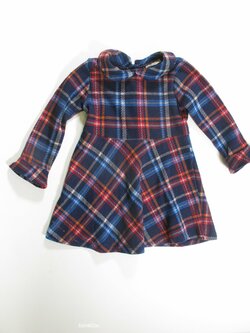 Kostkované šaty dl rukáv secndhand Kostkované šaty dl rukáv secndhand