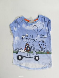 Triko modré pro holky secondahnd