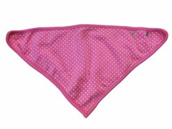 Růžový brindák s puntíkami pro holky secondhand