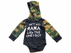 Maskáčové body s kapucí dlouhý rukáv secondhand Maskáčové body s kapucí dlouhý rukáv secondhand