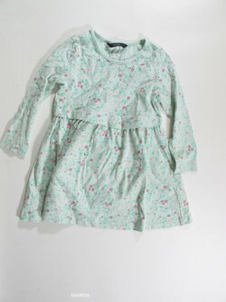 Šaty-tunika dl rukáv pro holky s kytkami secondhand Šaty-tunika dl rukáv pro holky s kytkami secondhand