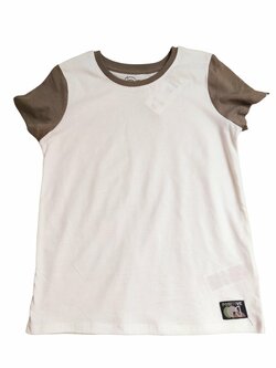 Bílé triko s šedým rukávem pro kluky outlet Pepco Bílé triko s šedým rukávem pro kluky outlet Pepco