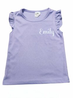 Fialové elastické triko pro holky outlet Kids Tales