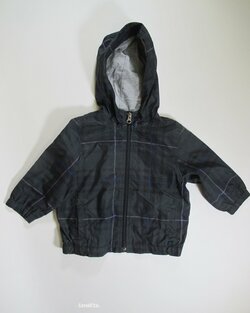 Kostkovaná šustáková bunda pro kluky secondhand Kostkovaná šustáková bunda pro kluky secondhand