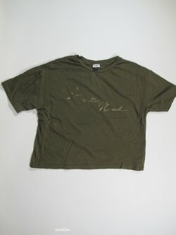 Triko zelené pro holky , crop secondhand Triko zelené pro holky , crop secondhand