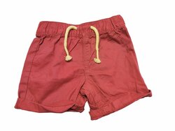 Hnědo červené kraťasy na šňůrku pro kluky outlet Baby Hnědo červené kraťasy na šňůrku pro kluky outlet Baby