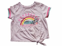 Triko krátké pro holky růžové s nápisem secondhand Triko krátké pro holky růžové s nápisem secondhand