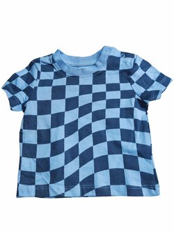 Modré triko kostkované pro kluky secondhand Primark Modré triko kostkované pro kluky secondhand Primark