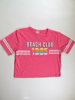 Triko pro holky růžové crop secondhand Triko pro holky růžové crop secondhand