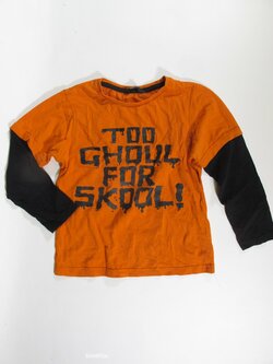 Triko dl.rukáv pro kluky černo oranžové secondhand Triko dl.rukáv pro kluky černo oranžové secondhand