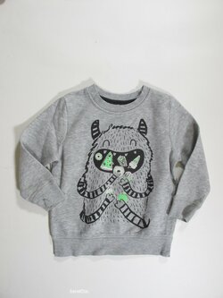 Mikina šedá pro kluky secondhand Mikina šedá pro kluky secondhand