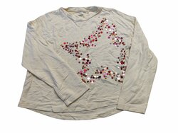 Bílo žluté triko s dlouhým rukávem pro holky secondhand Next Bílo žluté triko s dlouhým rukávem pro holky secondhand Next