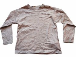 Světlé triko s dlouhým rukávem pro holky secondhand Zara